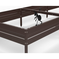 Грядка ООО Металекс KitGarden 3x1 х 0.2 м. Коричневая 114012