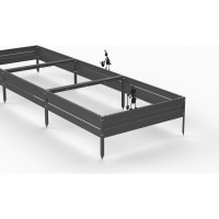 Грядка ООО Металекс KitGarden 3x1 х 0.2 м. Серая 114014