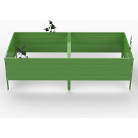 Грядка ООО Металекс KitGarden 2x1 х 0.4 м Зеленая 114021