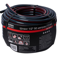 Шланг садовый Elitech Garden GH 5012 1/2, 50м, Раб.давл.8 бар. и на разрыв 24 бар 206116