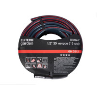 Шланг садовый Elitech Garden GH 3012 1/2, 30м, Раб.давл.8 бар. и на разрыв 24 бар 206115
