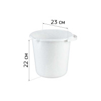 Ведро IDEA 5 л М 2429 Банановый