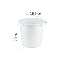 Ведро IDEA 3 л М 2428 Мраморный