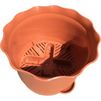 Горшок для цветов с поддоном Тек-А-Тек Aquarelle D=17.0, 1,7 л, терракот 903-6