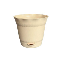 Горшок для цветов с поддоном Тек-А-Тек Aquarelle D=11.7, 0.5 л, бежевый 901-3