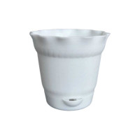 Горшок для цветов с поддоном Тек-А-Тек Aquarelle D=14,0 1,0 л, белый 902-4