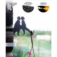 Декоративный кронштейн СКП Поцелуй 250х175 мм, сталь 1.5 мм КК-015