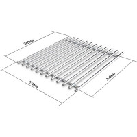 Решётка из нержавеющей стали для мангальной части Paladin grill Грилей Паладин 8 мм KPH-0018