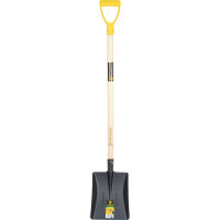 Лопата совковая с ребрами жесткости с деревянным черенком Grassman 960 мм G-115623 (12/12) 015501