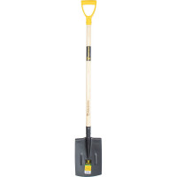 Лопата штыковая прямоугольная с деревянным черенком Grassman960 мм G-115564 015503