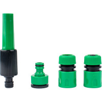Набор для полива ПОЛЕСАД 1/2" пистолет 2 режима, 4 предмета 055-1/2 (1/50) 011260