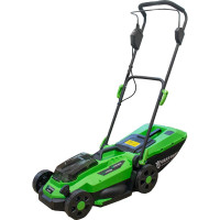 Газонокосилка аккумуляторная Grassman BL-233, 21V, ширина 33см, травосбор. 30л (1/12) 020286