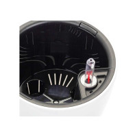 Кашпо IDEA АНФА D180 мм, с вставкой и автополивом М 3231 белый