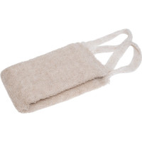 Мочалка Banika "Длинная", лён, поролон, 35x9см М40