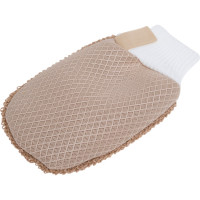 Мочалка двухсторонняя Banika "Рукавица" РАМИ/Air-Mesh", крапива, 22x13см М4205