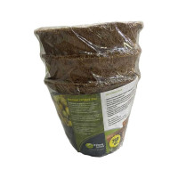 Кокосовый горшок FIBRE FAMILY Ø 12 см,1,0 л в упаковке по 3 шт. FF/CPOT-120/90/110-3L