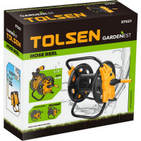 Катушка для шланга TOLSEN до 45 м, 1/2", на подставке 57221
