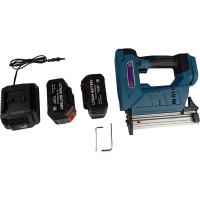 Степлер аккумуляторный для гвоздей AktiTool ES11 (15-30 мм, 20 В, 2 аккум  4000 мАч)  101308