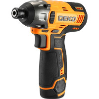 Винтоверт аккумуляторный ударный DEKO DKIS12FU-Li, 12В, 1x2.0Ач 085-1110