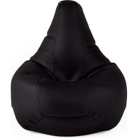 Кресло Шарм Груша экокожа черный 1910332