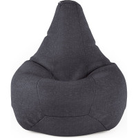 Кресло Шарм Груша рогожка серый 1910333