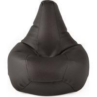 Кресло Шарм Груша экокожа коричневый 1910331