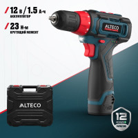 Аккумуляторная дрель шуруповерт ALTECO CD 12-23 71390