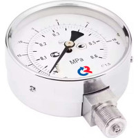 Аммиачный мановакуумметр РОСМА ТМВ-511Р.00 NH3 (-0.1-2.4МПа) ДК100 G1/2, кл. точн. 1.5 D070-03668