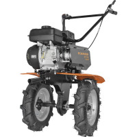 Мотоблок CARVER МТ-7100 (7 л.с, усиленная рама, передачи 3/1, регулируемый руль, фрезы, колеса 4 на 10) 01.006.00039