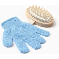 Подарочный набор Этель "Зимняя спячка" полотенце 30x60см и акссесуары (5 предм.) 10687262