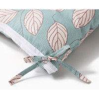 Сидушка на стул Этель "Листья" цв.зеленый, 40x40 см, 100% п/э 10713152