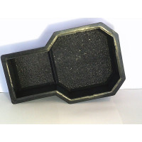 Форма для тротуарной плитки брусчатка Формыпласт Молоток-ракетка крупная шагрень, антискользящая 9527