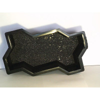 Форма для тротуарной плитки брусчатка Формыпласт Волна крупная шагрень антискользящая 9525