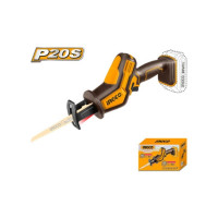 Аккумуляторная сабельная пила INGCO SUPER 20В без АКБ и ЗУ CRSLI6508