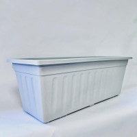 Балконный ящик ООО КЗНМ 405х170х150 (без поддона) меланж (серый мрамор) 530907