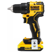 Аккумуляторная дрель-шуруповерт Dewalt DCD708D2T, 18 В, 1650 об/мин, с 2 АКБ 2 Ач и ЗУ, в кейсе TSTAK DCD708D2T-QW