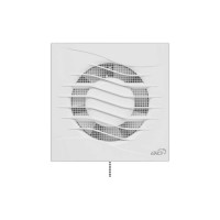 Вентилятор накладной ERA REST D100 сетка обратный клапан тяговый выключатель REST 4S C -02