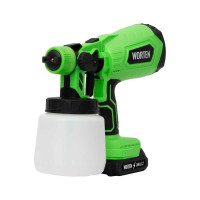 Аккумуляторный краскопульт, WORTEN 1х2 Ач, 120W 0,8л КА-90000336