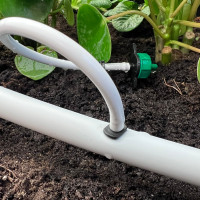 Микротрубка Профитт ПВХ, 3x5 мм, черно-белая, 200 м 2229507