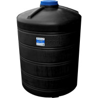 Овально-вертикальный бак 2000л черный AQUAPLAST 4650017955242