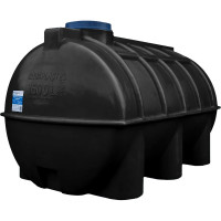 Овально-горизонтальный бак 5000л черный AQUAPLAST 4650017955303