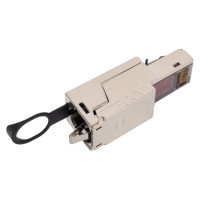 Полевой коннектор RJ-45 8P8C, экранированный, категории 8, с хвостовиком LANMASTER LAN-TMP-S8/L