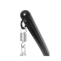 Подвесное кресло M-GROUP ДЛЯ ДВОИХ с ротангом чёрное, зелёная подушка 11450404