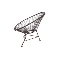 Кресло M-GROUP "Ракушка", коричневый 12230200