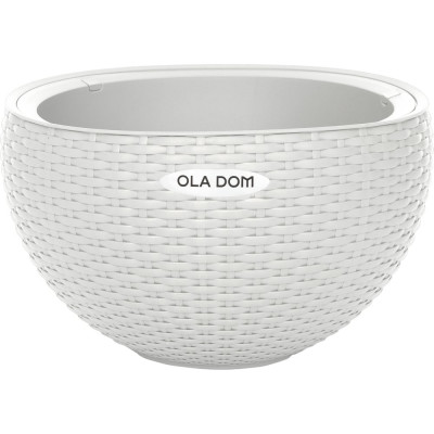 Круглое кашпо Ola Dom ELLASTIK RATTAN 58203