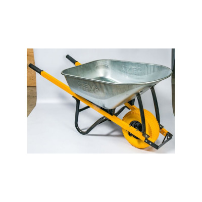 GEVA TRADE Тачка одноколесная GEVA MAXI 140л квадратная труба, колесо 15x6.00-6 F20mm/90мм TS1KL140GT
