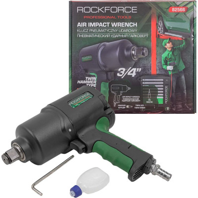 Ударный пневмогайковерт Rockforce Twin Hammer RF-82566(48142)