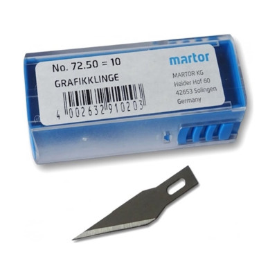 Лезвие для графических работ для ножа MARTOR № 72 GRAFIX BOY MARTOR 72.50