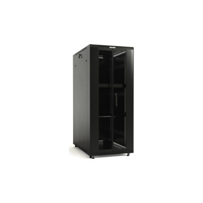 Hyperline Шкаф напольный 19-дюймовый TTB-2268-DD-RAL9004 , 22U, 1166x600x800 мм, черный, 395979