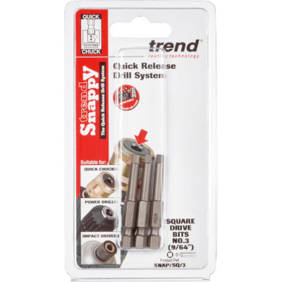 Набор из 3-х бит Trend SNAP/SQ/3